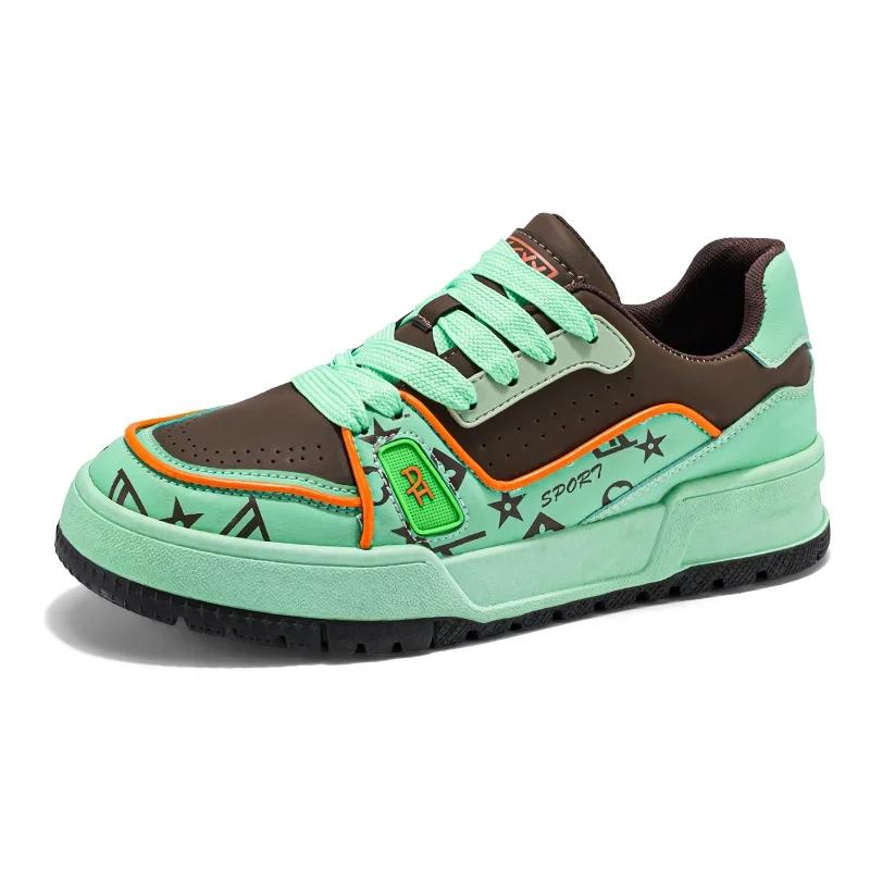 Mode Original Marke Herrenmode Sneakers Designer Hip Hop Skateboard Schuhe Mann Bequeme Leder Plattform Casual Sneakers Männer