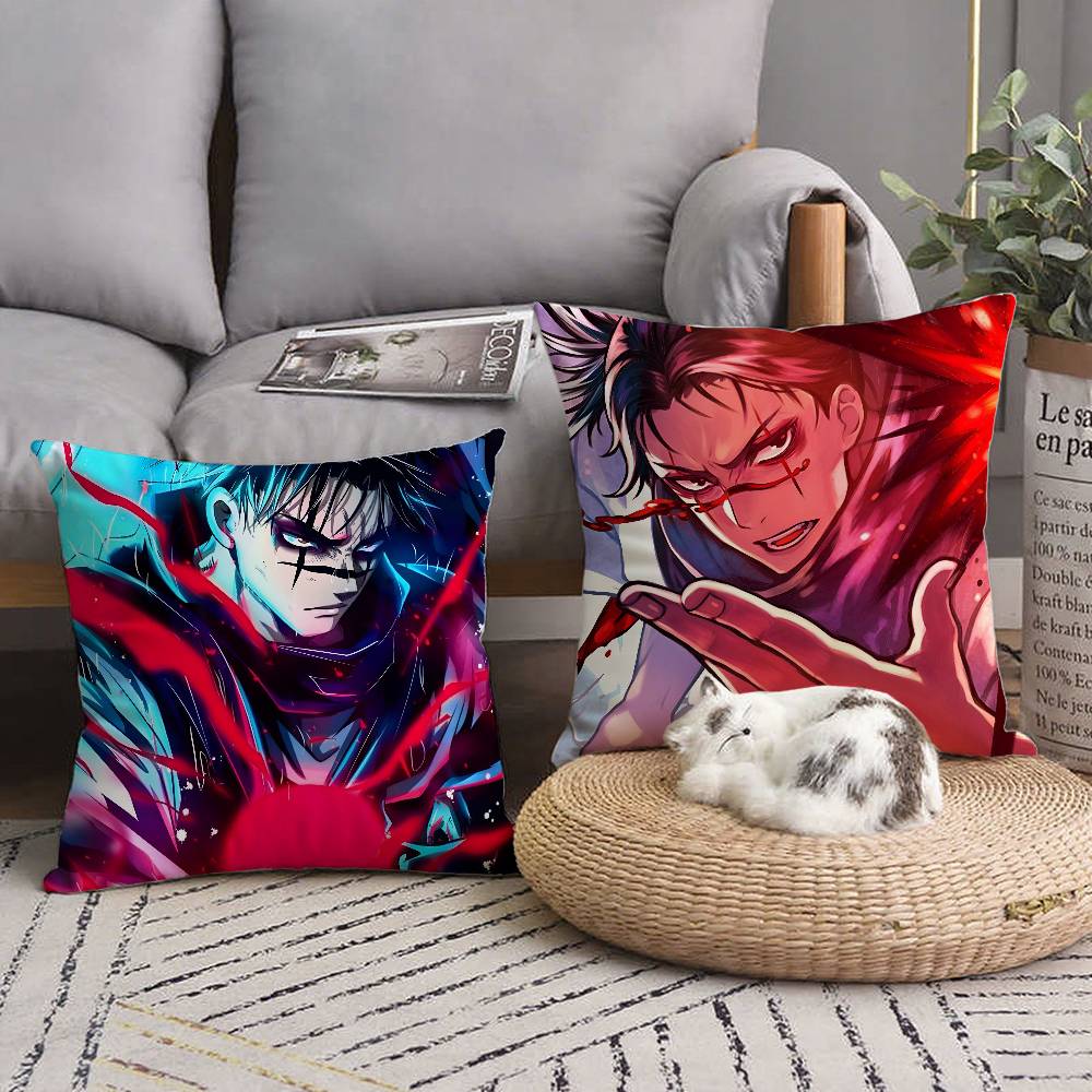 Anime Jujutsu Kaisen Choso Pillow Case Square Pillow Bedroom Sofa Leisure Comfort Cushion Car Living Room Home Decoration