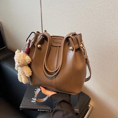 Versatile Single Shoulder Crossbody Bag  Elegant Bag  Hot Products  Advanced Bucket Bag Sensation  Practical  Autumn and Winter