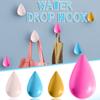 1 Pcs Wood Wall Hanger Water Drop Bathroom Door Coat Hat Single Hook Holde