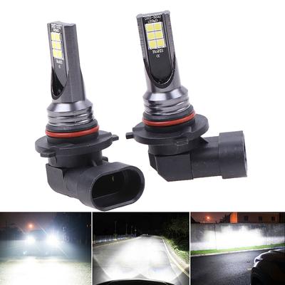 2 vnt. 9005 9006 LED artimosios/tolimosios šviesos priekiniai žibintai 100W 19000Lm rūko žibintai 6000K baltas