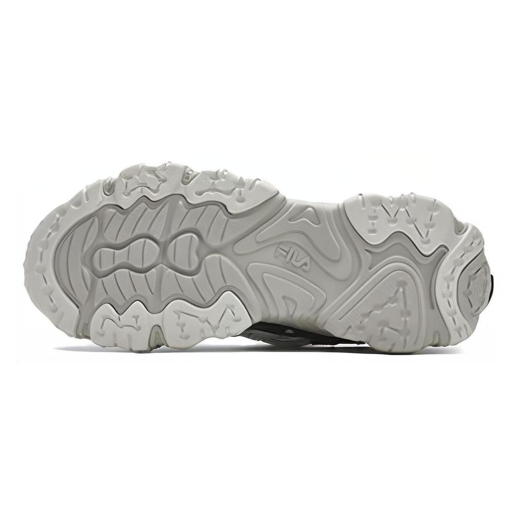 Fila FLUID 5 Cat Paw 5.0 Textile, Synthetic Leather Abrasion Resistant Low Top Casual Shoes Men's White Gray F12M422103FSV