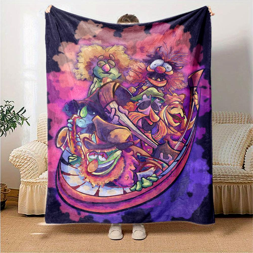 Muppets Blanket, High quality Comfortable for All Seasons, Home Decor, Warmth and Comfort