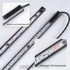 SEAMETAL 24V LED Flashing RGB Truck Ambient Light Roof Bumper Door Lamp Decorative Lamp Strip Lorry Car Warning Lights Decoration