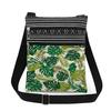 1 Stück Stofftasche mit Pflanzenmuster Damen Umhängetasche Posttasche 6918