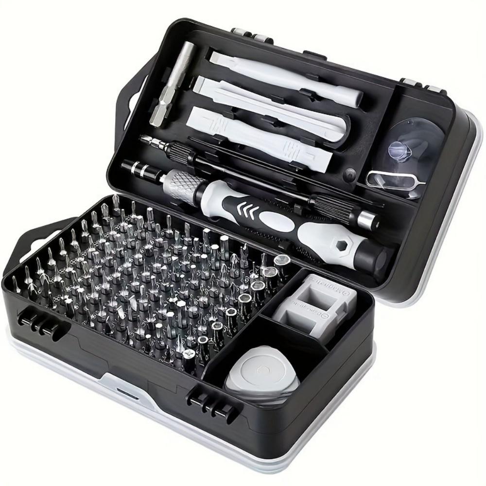 

Professional 115-In-1 Magnetic Precision Screwdriver Set, Repair Kit For Computer, Laptop, Cell Phone, Pc, Macbook, Household