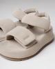Platform Sandals SUNY LIANA 8501 36 Light Beige Nubuck