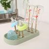 Wheat Straw Baby Bottle & Nipple Drying Rack Cup Holder