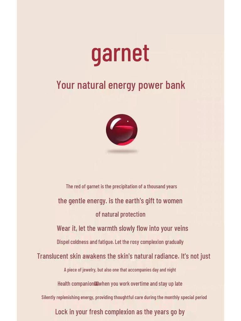 Putuo Mountain Garnet & Hetian Jade Bracelet: Luxurious, Simple, Versatile Gift