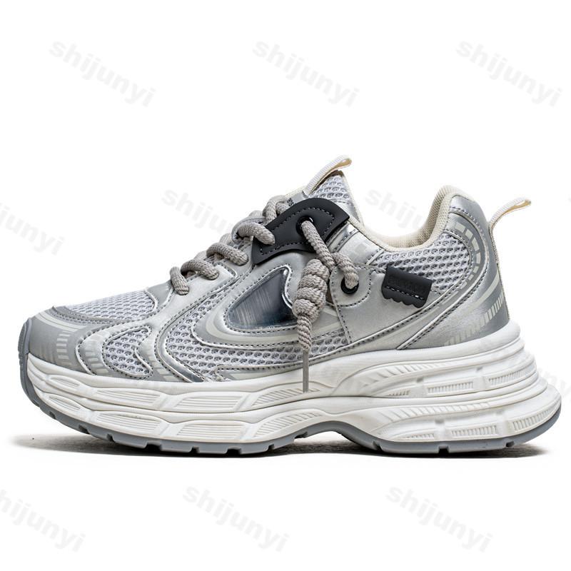 Fashion 2025 Men Shoes Spring New Height Increasing Thick Soled Fashion Trend Sports Breathable Casual Retro Comfortable Chunky sneakers