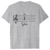 Funny Music Notes T Shirts Men Graphic Tops Streetwear Short Sleeve Tees Oversized Harajuku Teacher Gift T-shirt Mens Clothing