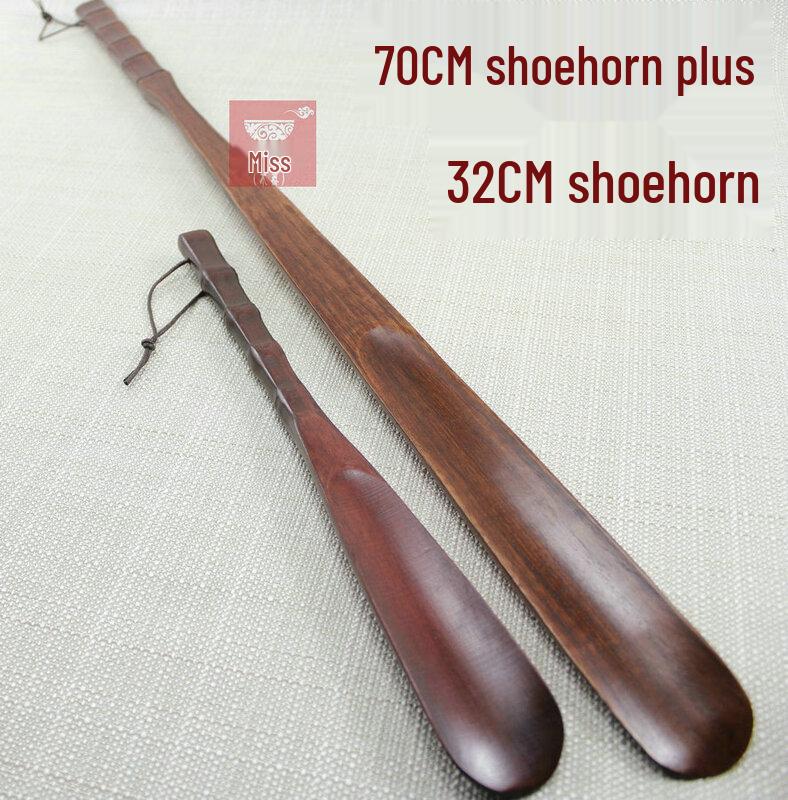 Lotus Wood Long Handle Shoehorn (2-Pack, 55cm)