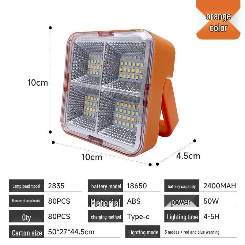Super Bright Mini LED Solar Floodlight for Outdoor and Emergency Use