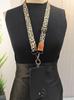 Leopard Print Crossbody Phone Lanyard with Adjustable Retractable Wide Strap