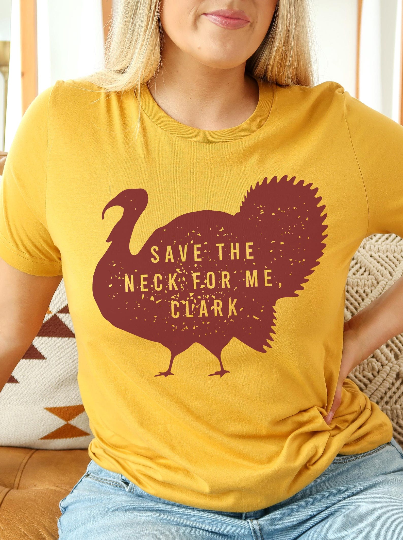 Save the Neck For Me Clark | Seasonal T-Shirt | Ruby s Rubbish® L