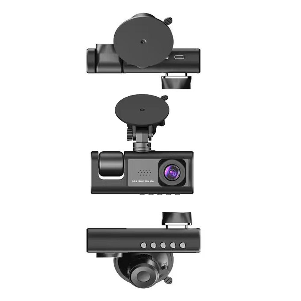 Dash Cam WIFI GPS Car DVR Mini Camera Video Dashcam Dual Lens Drive Recorder Black Box 24 Hour Monitoring Night Vision