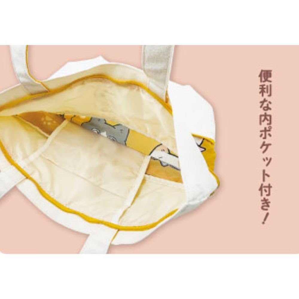 Marimo Craft Old Man Who Reincarnated As a Nobiru Tote Bag Handle Not W460 X H325 X D170mm "The Cat" (Zippered Included) Approx. MNO-014