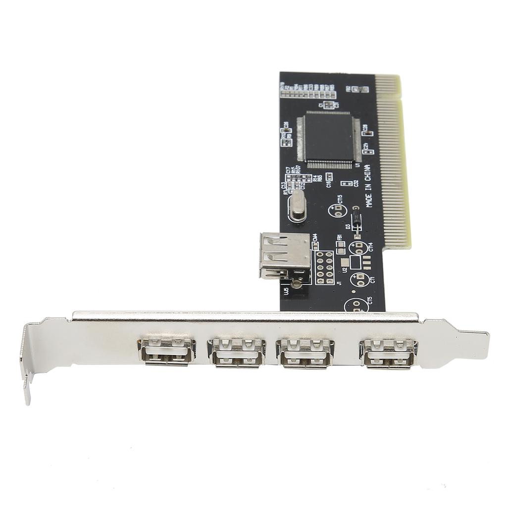 PCI Expansion Card To 4 Port USB2.0 Hub Adapter HighSpeed Converter Universal PC Accessories