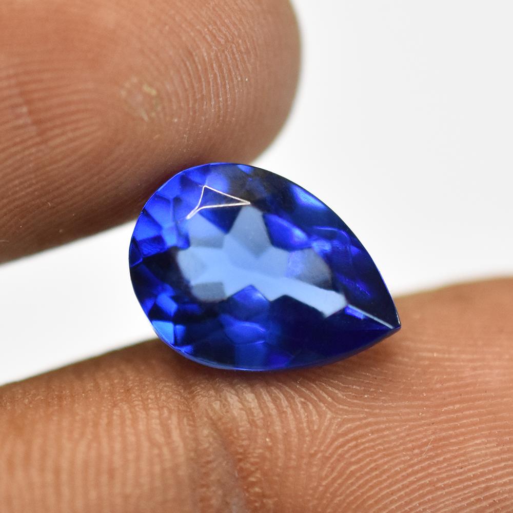 13x9 mm PERFECT Pear Shape CERTIFIED Natural Blue Sapphire Loose Gemstone