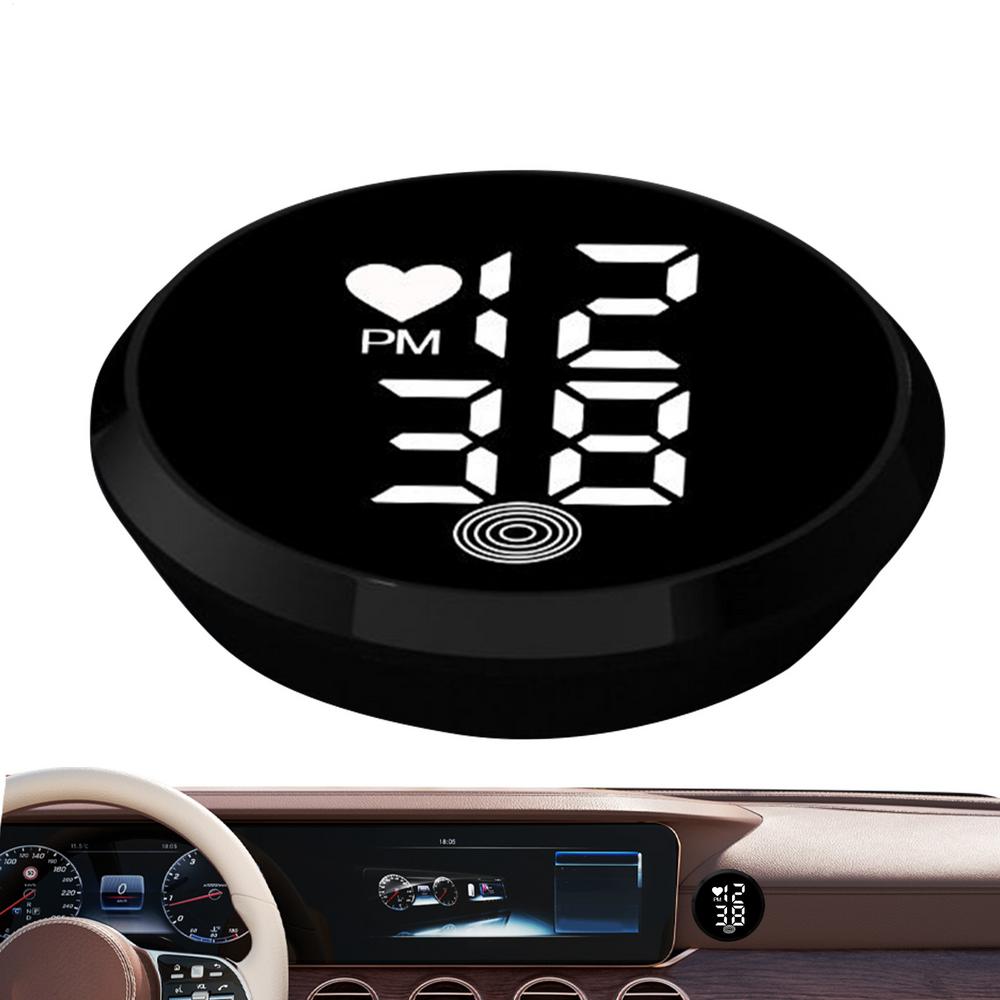 

Моторчик часов приборной панели мотоцикла Клейкие цифровые часы Наклейка Маленький светодиодный дисплей времени Часы для приборной панели автомобиля Воздуховод Велосипед