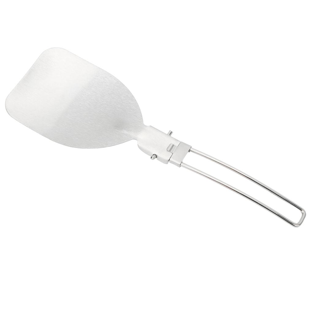 Cooking Spoon 304 Stainless Steel Prevent Scalding Folding Kitchen Rice Spoon for Outdoor Picnics Camping