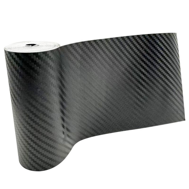 3D Carbon Fiber Car Body Sticker - Anti-Scratch Protective Tape for B-Pillar & Door Window
