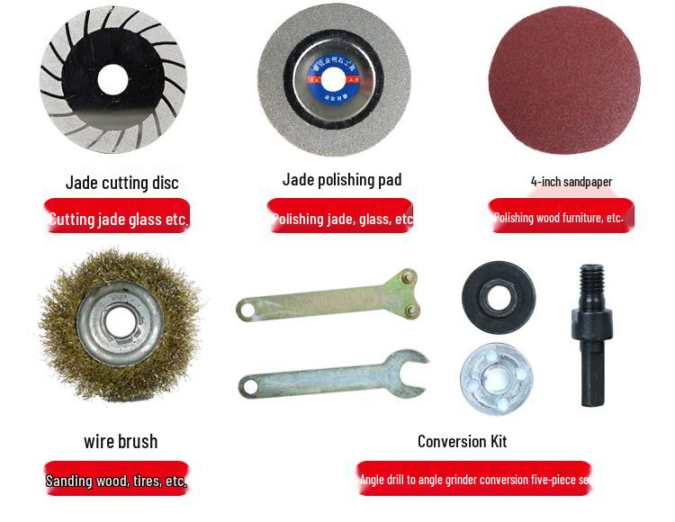 Cordless Drill Angle Grinder & Polishing Conversion Set