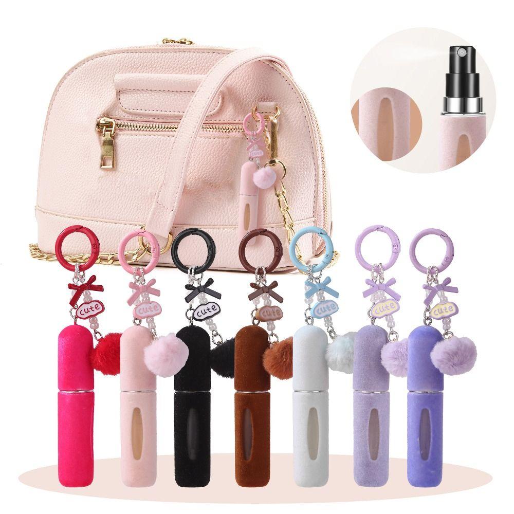 Bottom Refillable Spray Liquid Bottle Leak Proof Refillable Perfume Bottle  Women