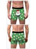2024 Men's Creative Christmas Print Boxer Briefs