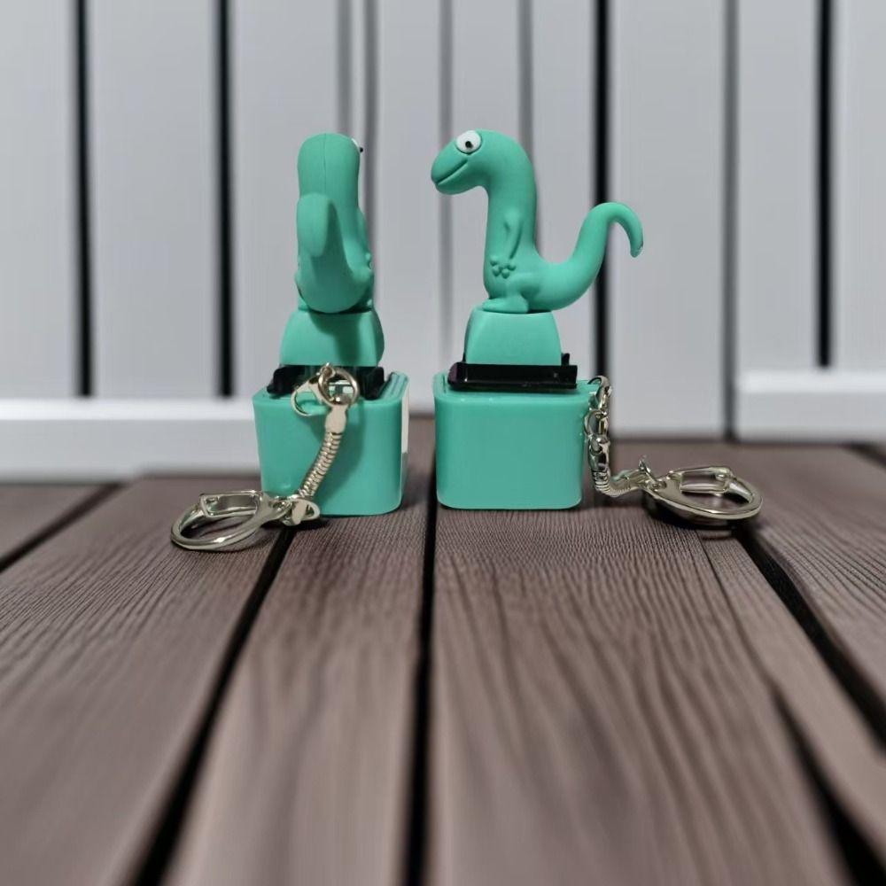 With LED Lizard Voice Key Ring Colorful Lights Lizard Sounds Pendant  Kids Toy