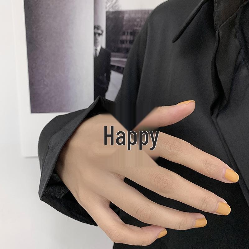 French Vintage Red Oval Women's 925 Silver-Plated Adjustable Ring - Korean Style Influencer Chic