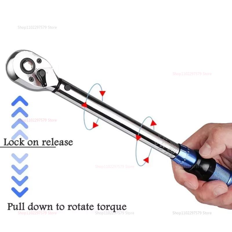 Digital Torque Wrench 3/8 10-60Nm Automotive Ratchet Socket Spanner Accuracy ±3% Mechanical Workshop Tool for Drive Vehicles Ca