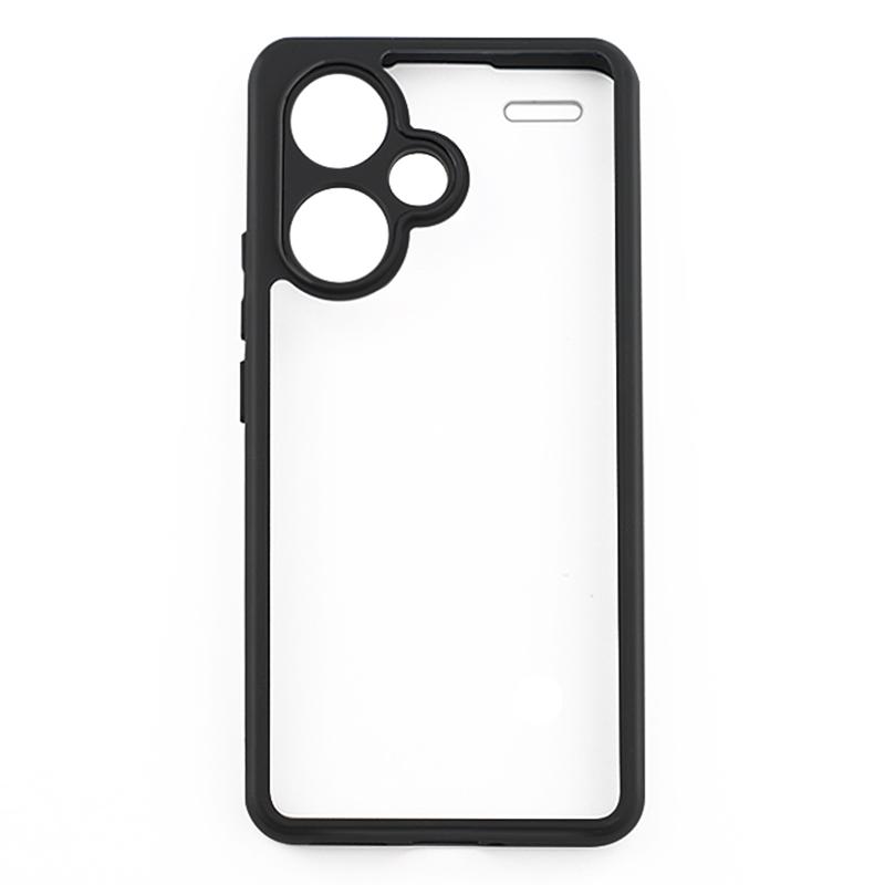 For Xiaomi Redmi Note 13 Pro+ 5G Slim-Fit TPU+PC Clear Phone Cover Dustproof Phone Shell Case