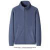 Berber Fleece Outerwear Men's Winter Fleece-lined Thickened Stand Collar Cardigan Double-sided Polar Fleece Hoodie Foreign Trade Men's Clothing Jacket