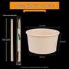 Yun Duo Disposable Bamboo Fiber Bowl & Chopsticks Set