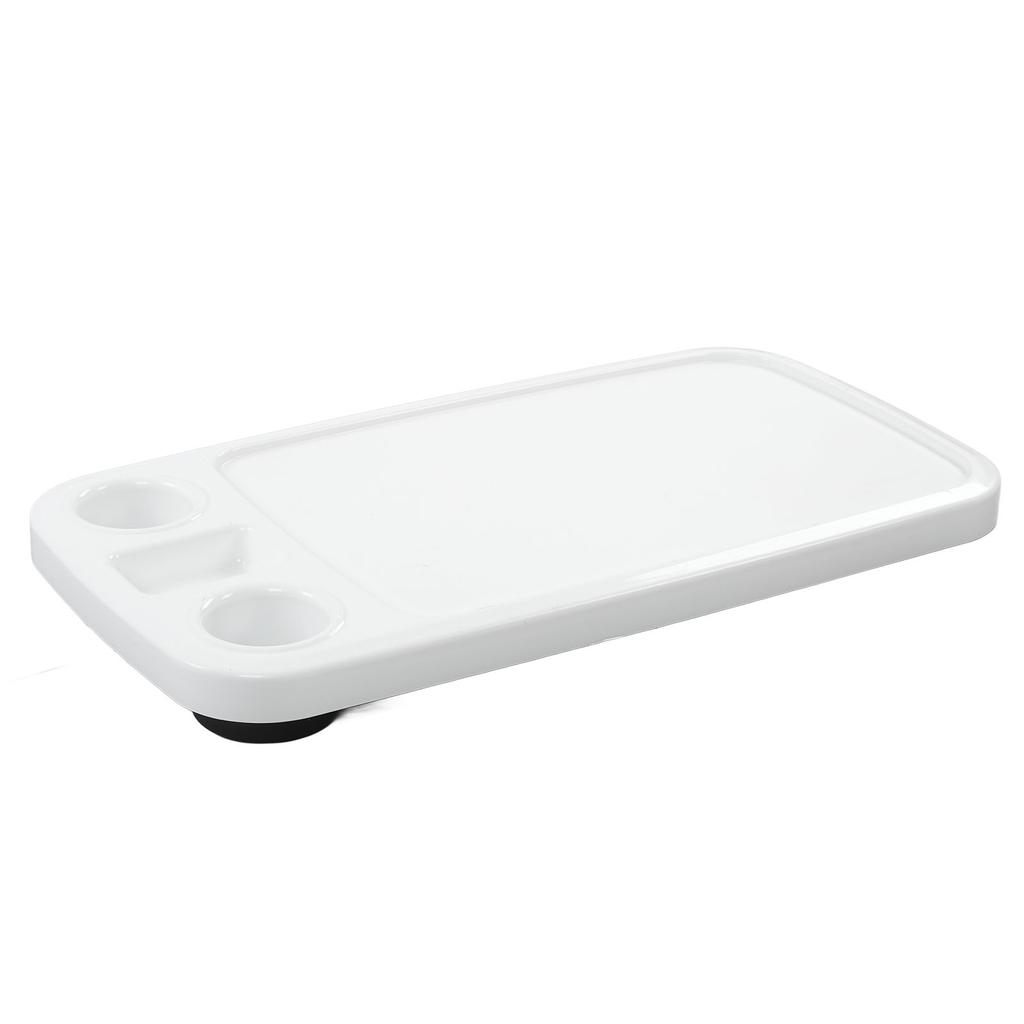 L860 W460mm RV Table Top Wood with 2 Drink Holder Easy To Clean Boat Table Top for Caravan MPV