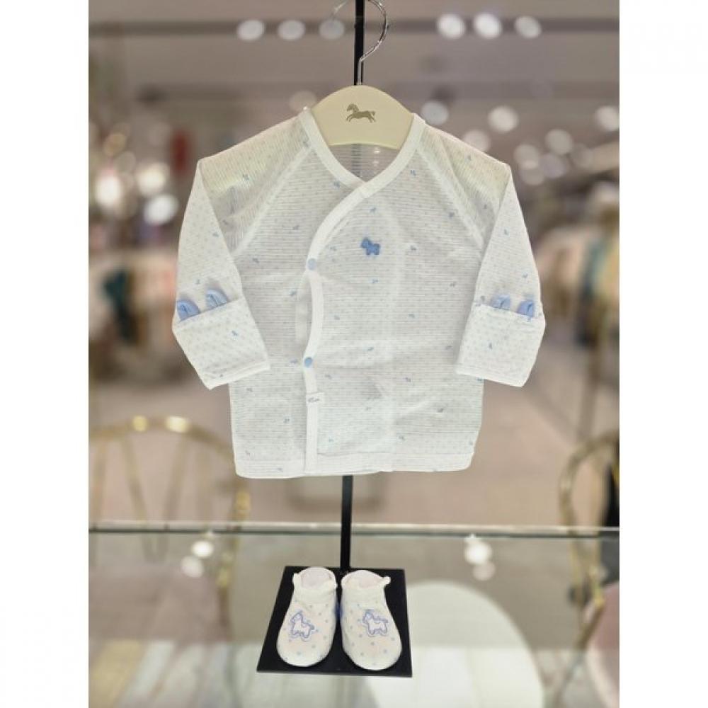 Ettoi Dot Baby Bodysuit And Socks Set  07t317002s5 