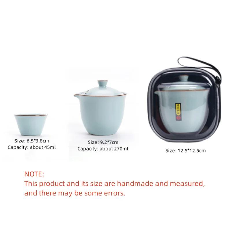 Travel Tea Set Portable Outdoor Camping Tea-making Tool Single Kung Fu Teaware Sets The Best Gift for Tea Culture Lovers