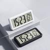 Minimalist LED Digital Clock Temperature Humidity Monitor Magnetic Wall Mounted Desk Tabletop Home Office Kitchen Tool