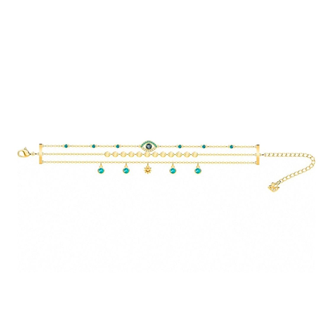 Swarovski Last Summer Bohemian Evil Eye Bracelet Women bracelets Gold 5368028 Gold,16cm