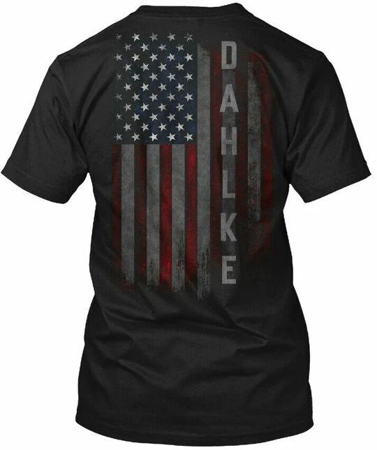 Dahlke Family American Flag T shirt S
