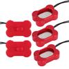 5PCS Pet Training Clicker Adjustable Three Gears Compact Lightweight Supplies for Dogs
