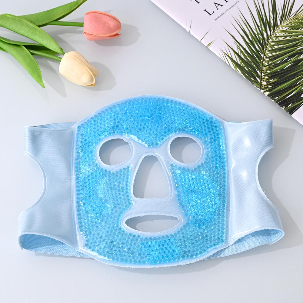 Ice Pack Cooling Face and Eye Mask - Super Soft, Hot/Cold Compress for Post-Surgery Recovery