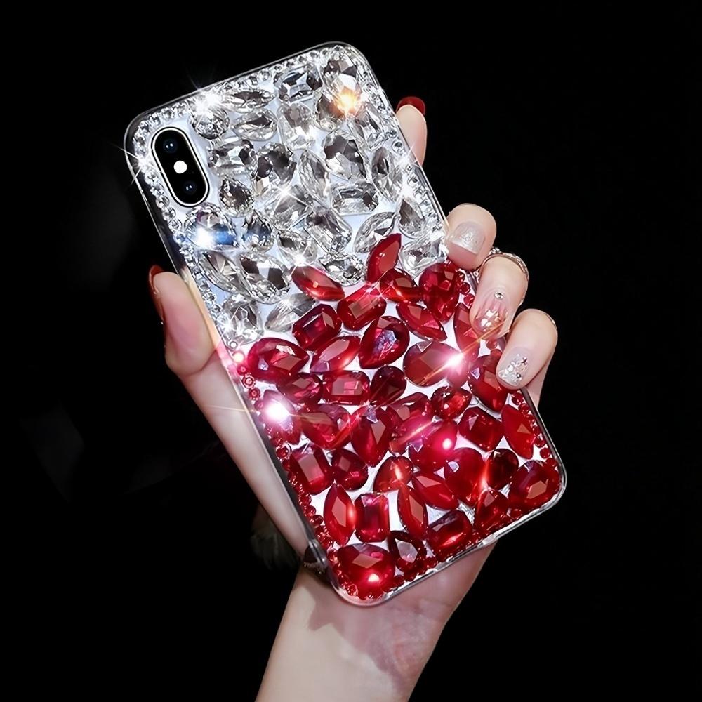 

Glitter Rhinestone Crystal Diamond Phone Case For XiaoMi RedMi 14C 13C 13 12 11A 10C 9C 9A A5 A3 A3X K70 Ultra Bling Gemstone Cover RedMi A5 (Europe)