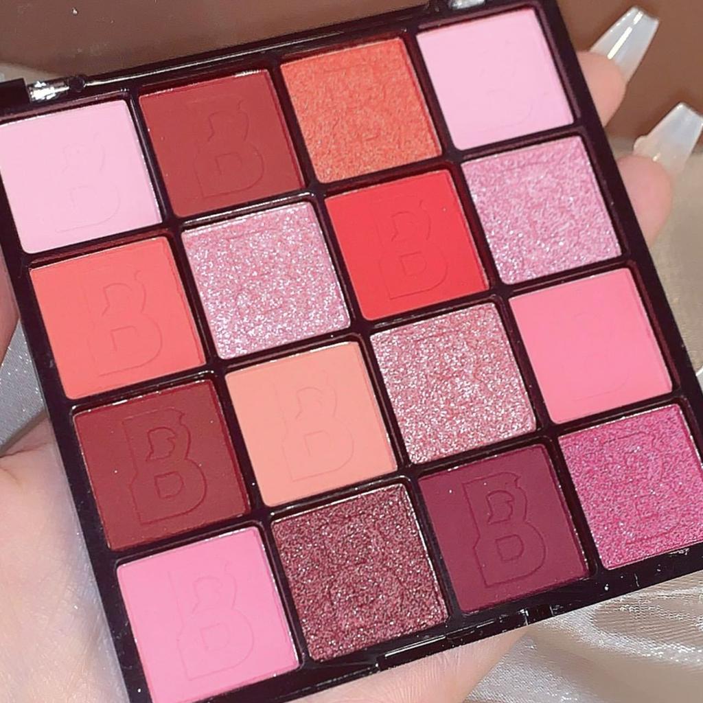 Colorful 16 Color Eyeshadow Matte Pearlescent Beginner Eyeshadow Palette Long Lasting Eye Makeup for Daily Party Makeup