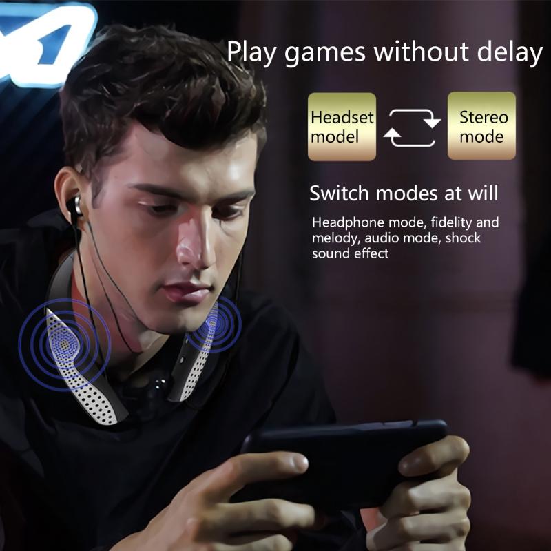 Neck‑Mounted Earbuds Bluetooth-compatible 5.0 Headphones HX288 Wireless Headset Comfort for Sports Travel Walking