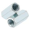 5pcs M12*40 Long Rod Nut Hex Hexagonal Sleeve Nut Standoff Threaded Fasteners (17mm)