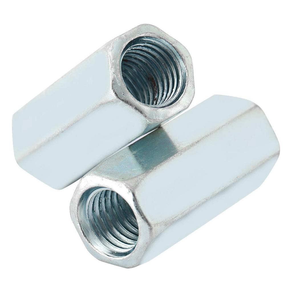 5pcs M12*40 Long Rod Nut Hex Hexagonal Sleeve Nut Standoff Threaded Fasteners (17mm)