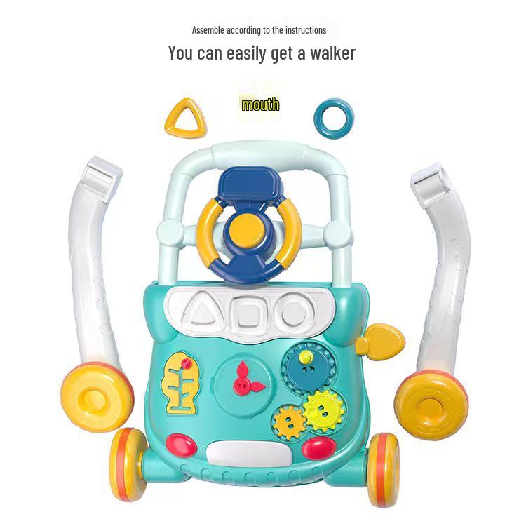 Verstellbarer Lauflernwagen für Babys mit Musik