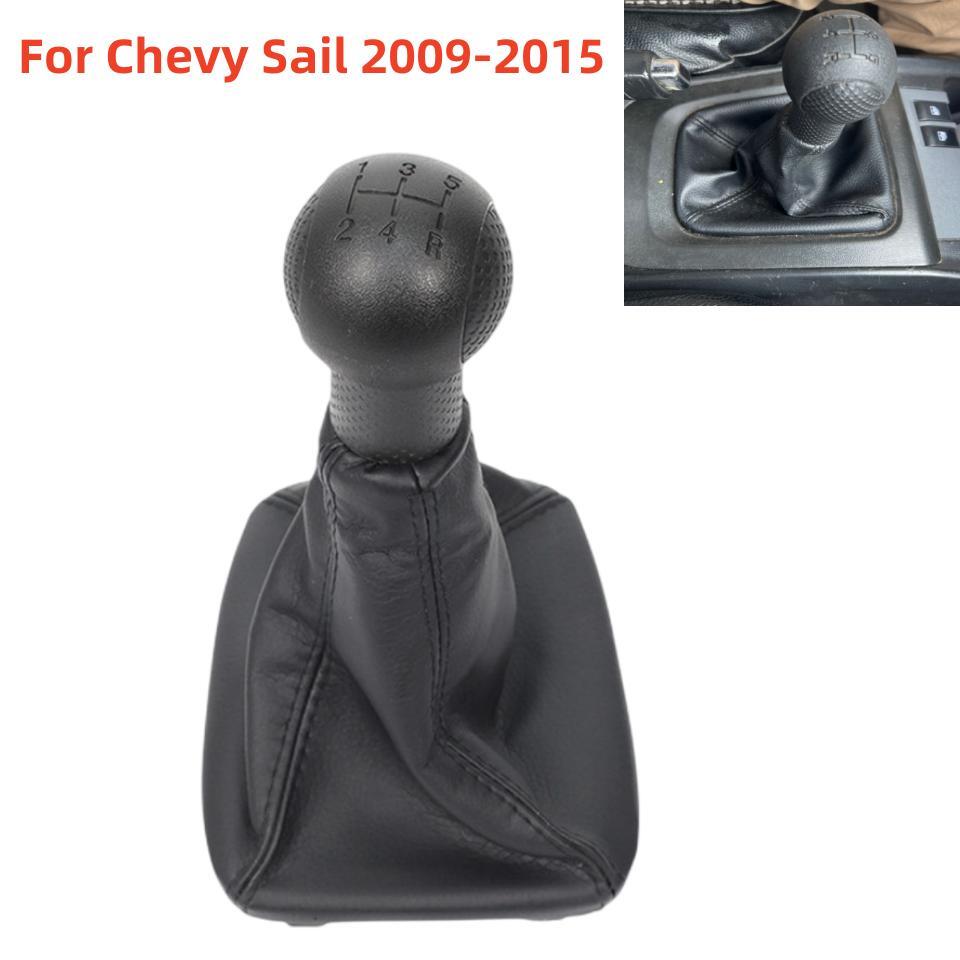 

5 Speed Manual Gear Shift Knob Shifter Lever Stick Knob Gaiter Boot Cover For Chevrolet Chevy Sail 2009 2010 2011 2012 2013 2014 Case Only